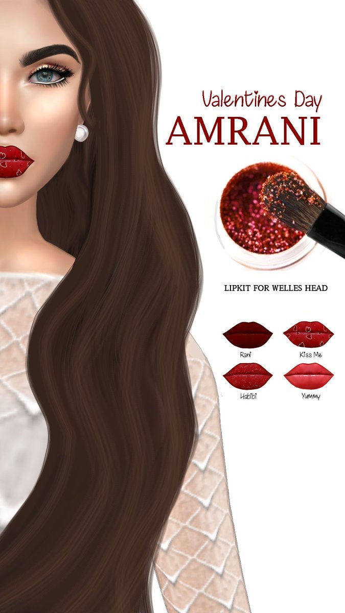 VuAmrani's tweet photo. Shop Amrani on @IMVU for these lip kits to complete your valentines look. πΉ β₯οΈ
#imvu #imvuvalentines https://t.co/JoF3GCrZ4T