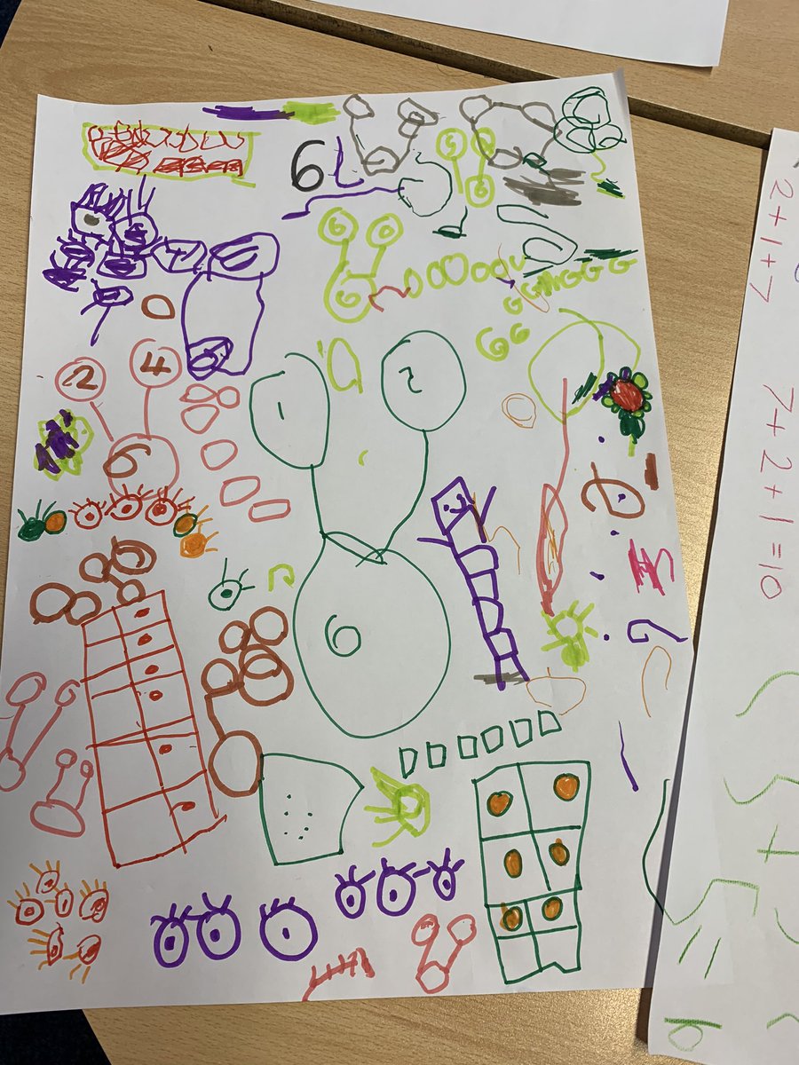 tanglytortoise's tweet photo. Loved going to EYFS today and exploring the representation of number. What great number sense #EYFS #Teachingformastery #theanswerisonlythebeginning #earlyyears #mathsforlife https://t.co/SaxjSPJPOb