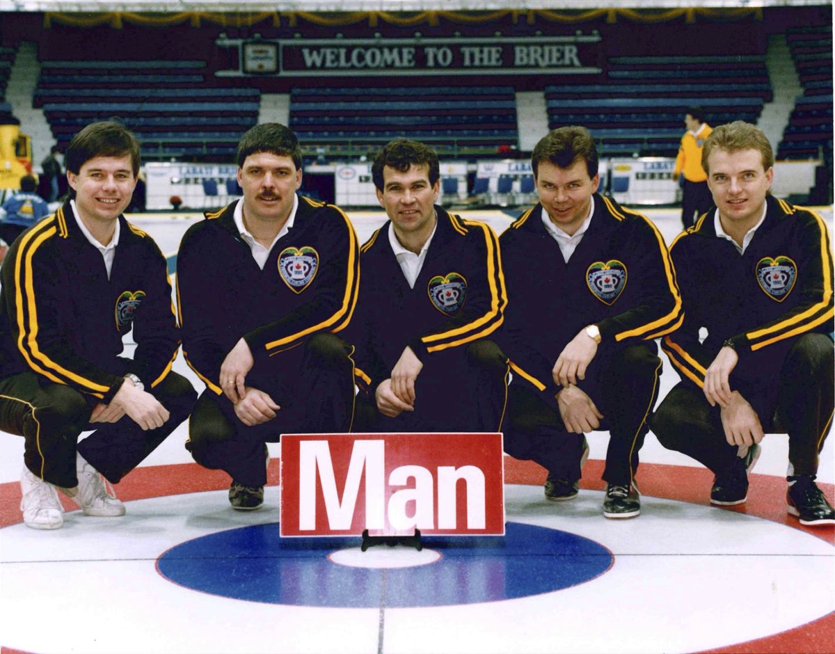 Proud to have Kelly with us this weekend, 30 years since Eddy and the Deloraine boy’s won the province.  Duane, Kelly, Don, Brad &amp; Philly.  Good memories for Westman #90tankard
