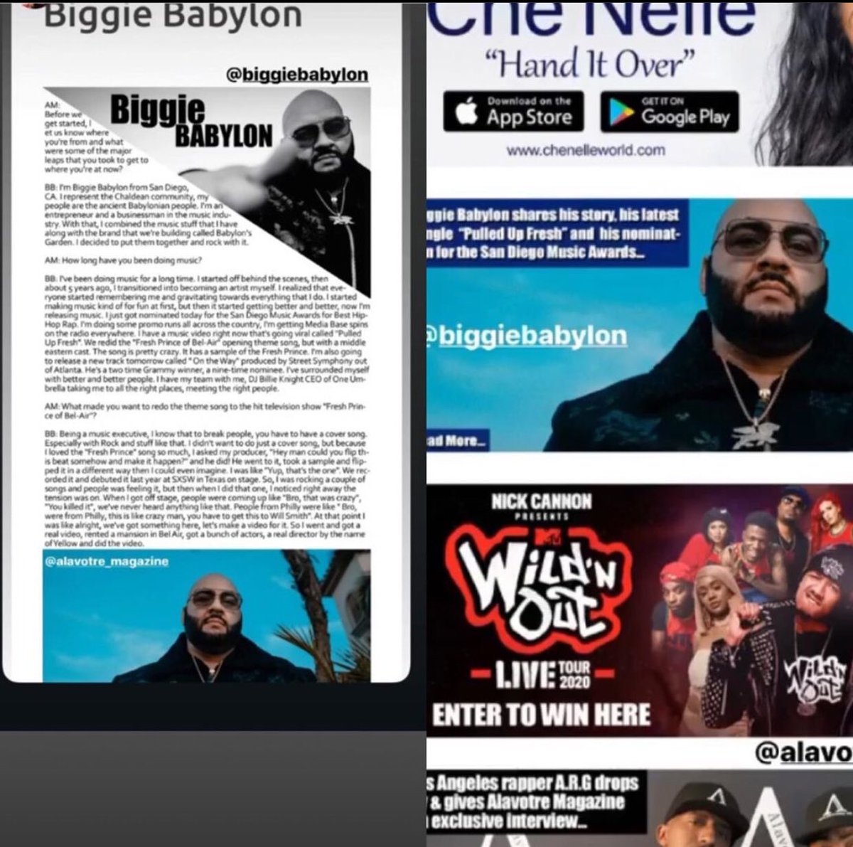 ChronicSession's tweet photo. Thank You @alavotre_Magazine for the dope @biggiebabylon write up. We are working hard everyday also coming to these cities in a couple weeks. #MidWestPromoRun #oneumbrellapromo @DJBILLEKNIGHT #FloridaPromoRun
Minneapolis
Chicago
Detroit
Miami
Orlando
Tampa
FT Myers https://t.co/Xx2Brhy2cx