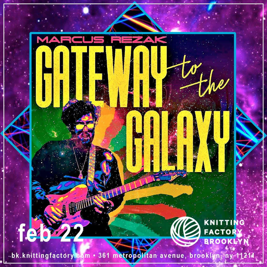 KnitFactoryNYC's tweet photo. just announced: @MarcusRezak gateway to the galaxy ft. mike greenfield is headed our way with @nerdsaladmusic on 2/22 🧶

🎟 on sale now: https://t.co/VRjWUddmiU https://t.co/UJnDi5TLun