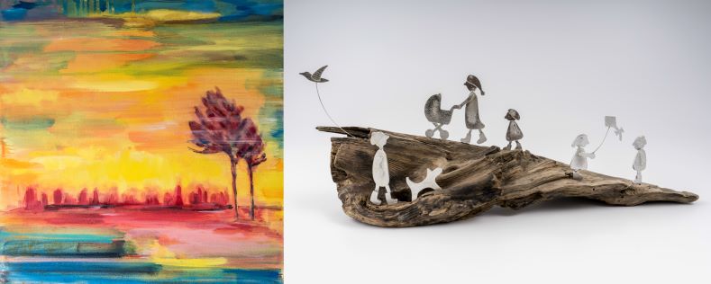 Two exciting new exhibitions by local artists will feature at <a href="/OrielyParc/">Oriel y Parc</a> this spring. 
‘Taith’ by Michaela Hollyfield a will be on display until 30 March.
‘A World of Small Stories’ by Yvette Brown  will be on display until 28 February.
Full details: ow.ly/Y57l50ydhDM