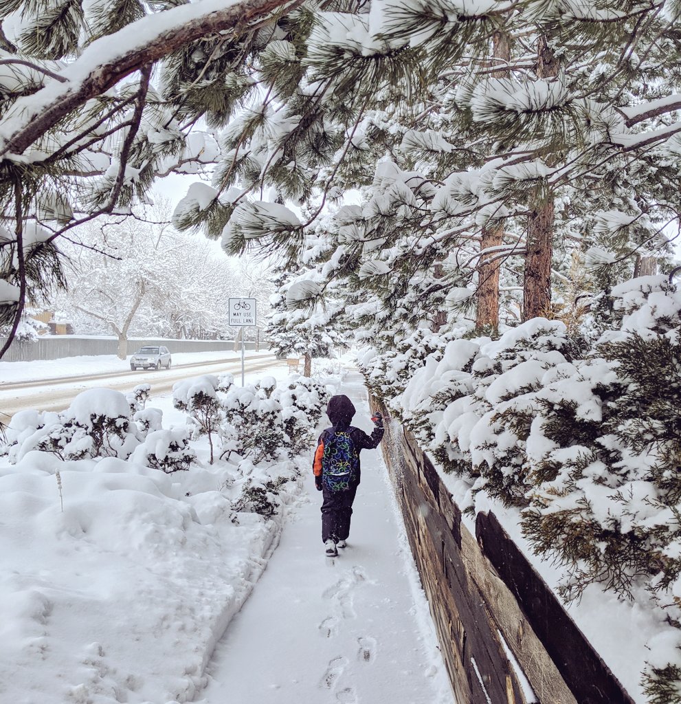 BoulderRamblers's tweet photo. Remember to #MakeItClear for little ones walking to school during and after today's storm. Shovel your sidewalks, remind your neighbors, and lend a hand where it's needed. Have extra energy? Be a #SnowBusters volunteer! https://t.co/rf2xVhCDEe @bouldergobldr @SafeRoutesNow https://t.co/D1yFSJ6nPJ