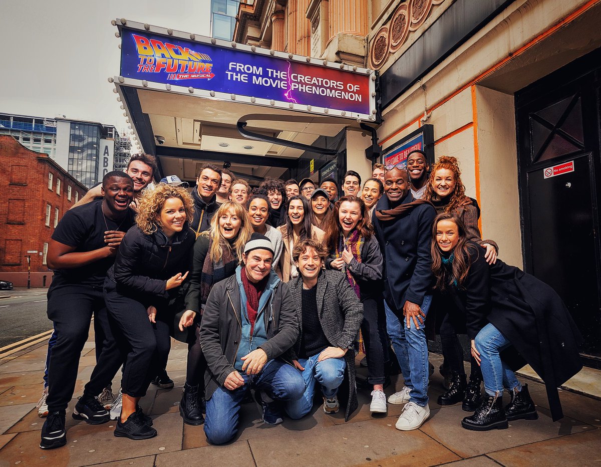 BTTFmusical's tweet photo. The family of the future π From Feb 20th, this bunch are going to show the #Manchester Opera House 1.21 Gigawatts of entertainment!
TAG the Time Traveller youβre going to catch @BTTFmusical with! https://t.co/EUNWbCg6EY