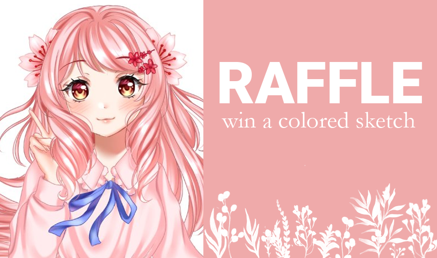 🌸24 HOURS RAFFLE🌸
Win a colored sketch!

RT+follow to join 🌱

Thanks everyone for your support!🥰
#raffle