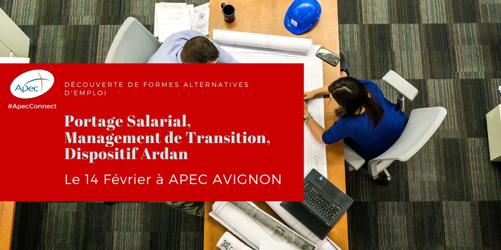 ApecPacaCorse's tweet photo. [#ApecConnect ] #Avignon
Rencontres avec des professionnels pour échanger, questionner... en toute convivialité
#portagesalarial #managementtransition #ardan… autres formes d'#emploi… 
📅 14 février📍 Apec Avignon
📧 scavignon@apec.fr
#CompetencesCadres https://t.co/I2IGCtSIU8