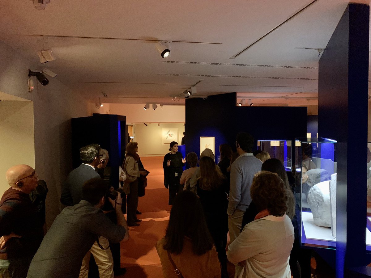 Letimon's tweet photo. Primeras visitas! #opening #exporodin @fundacioncanal https://t.co/iiwUx30cTv