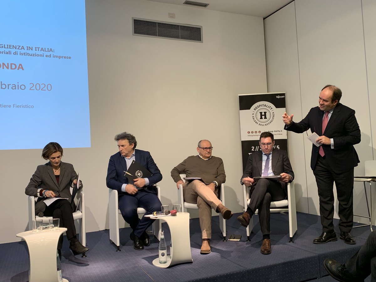 asattn's tweet photo. Il Presidente #Battaiola interviene ad #Hospitality alla Tavola Rotonda sul sistema dell’accoglienza in Italia: strategie nazionali e territoriali di istituzioni e imprese. @federalberghi @lorenzabo https://t.co/xT07otnlBK