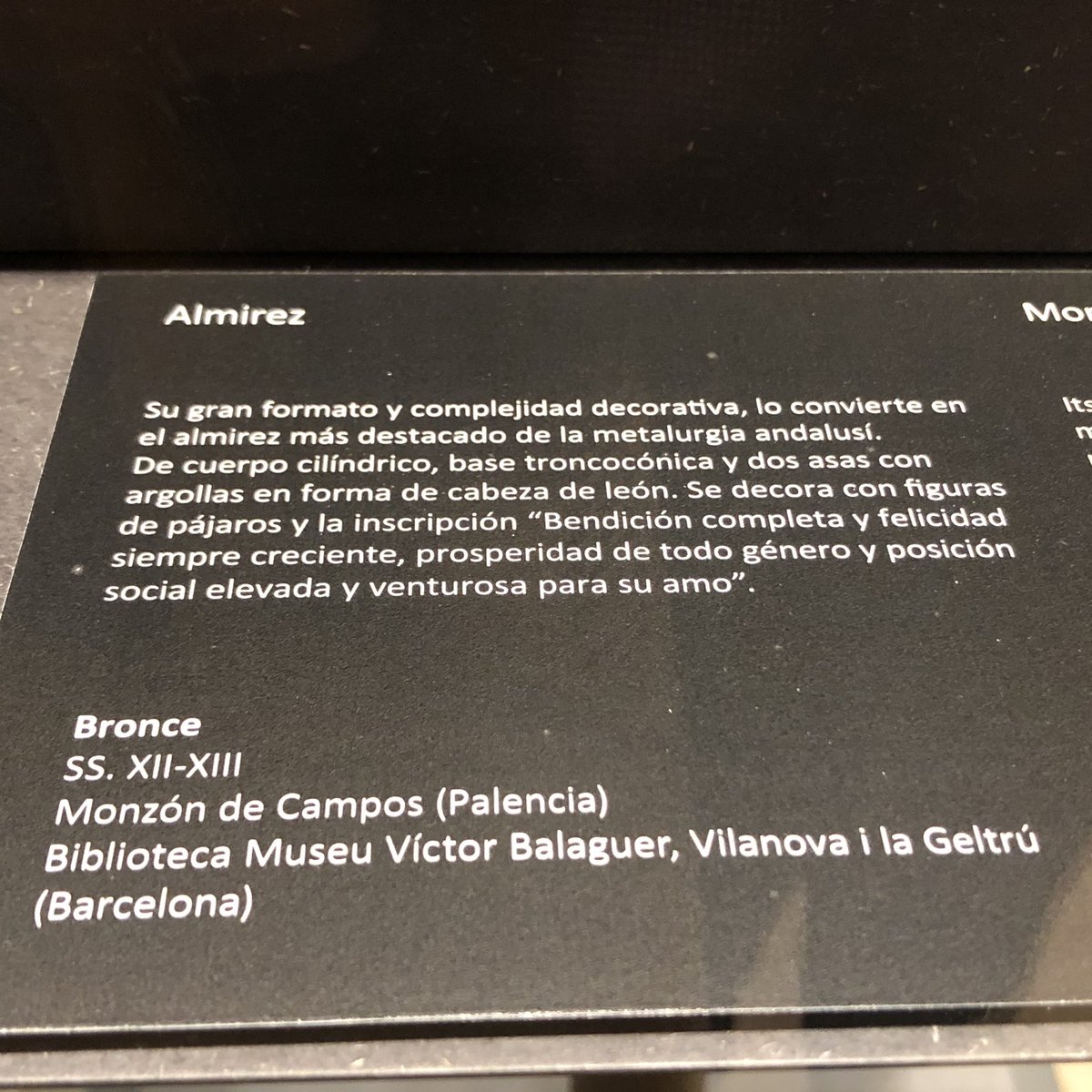 jjorgepoveda's tweet photo. Mortero / Almirez visto en la la exposición #LasArtesDelMetal en Al-Andalus del @MANArqueologico . Con la colaboración del @marqalicante . Usado por algún antiguo Boticario??? #FARMACIACURIOSIDADES https://t.co/HnnCLjc68Q