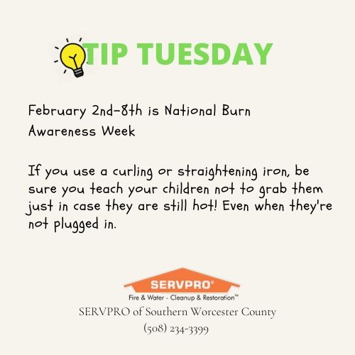 #TipTuesday February 2nd-8th is National Burn Awareness Week. Be sure children are taught never to grab anything that could be hot after use, even if it's not plugged in. Visit ameriburn.org/prevention/bur… for more information