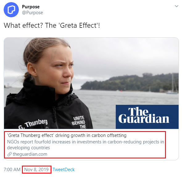 elleprovocateur's tweet photo. "The mining veteran’s comments come on the same day a report published by Moody’s indicated that green, social & sustainability bond issuance is expected to hit a combined record of $400 billion in 2020, up 24% from the prev. record of $323 billion achieved in 2019"
#GretaEffect https://t.co/cUdVOj6rKy