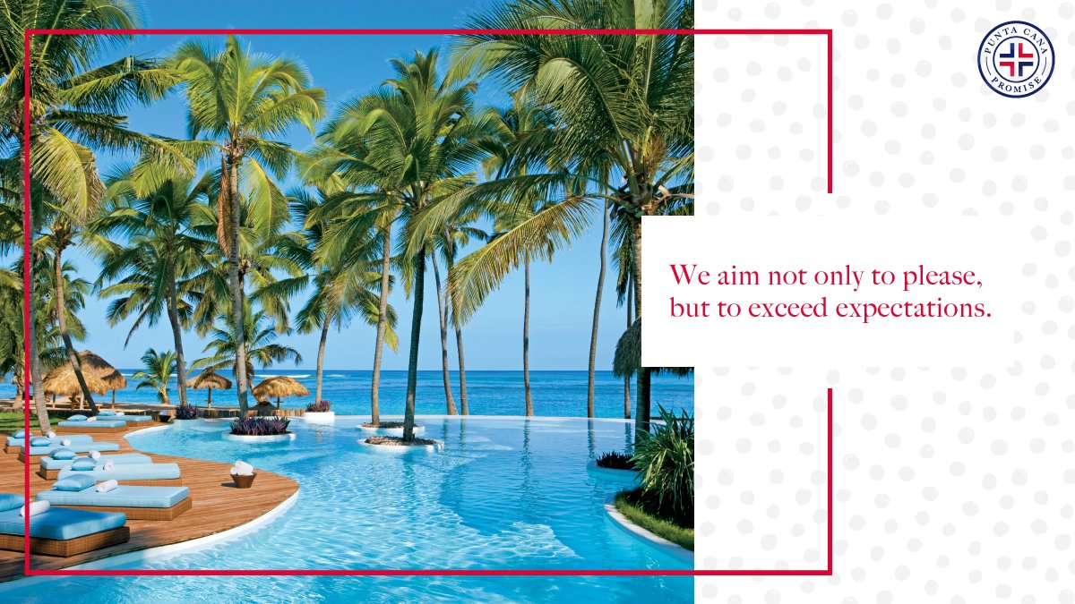 True hospitality is in the details, which is why our #PuntaCana properties are dedicated to making your stay everything you dreamed of and more by exceeding tourism regulations.