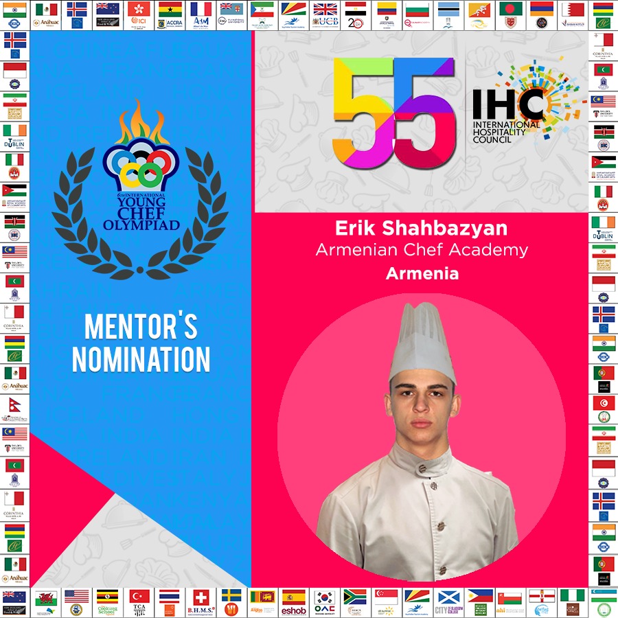 IHC_Hospitality's tweet photo. Heartiest Congratulations to the 4 Mentor Nominations Award Winners at #YCO2020 - Erik Shahbazyan, Obidiegwu, Egon and Kethusegile.

@ycolympiad @IHC_Hospitality #mentor #youngchef #food https://t.co/1I5k5geXKm