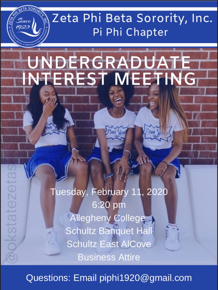 piphichapter's tweet image. Come learn what it takes to be a lady of Zeta!!💙 #piphizetas #ghenyzetas #finerwomanhood