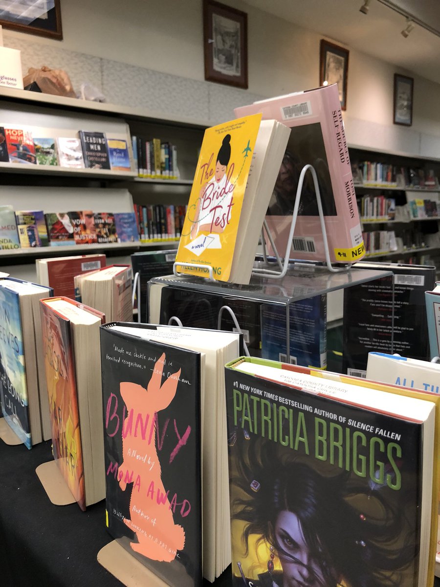 CatoosaLibrary's tweet photo. What are you doing reading Twitter? We have over 200 NEW books waiting for you to check out! https://t.co/Kl6UkvdWmD