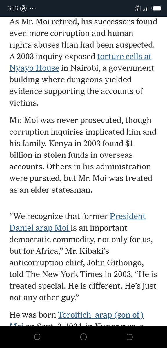 The man we choose to celebrate #RIPMoi  #MzeeMoi  #MoiDead  Wagalla Massacre . Am beyond myself. He did stash 4 billion US dollars for his family while we Kenyans live in abject poverty. Justice was Never served. He was regarded 'different'  
Mr Moi