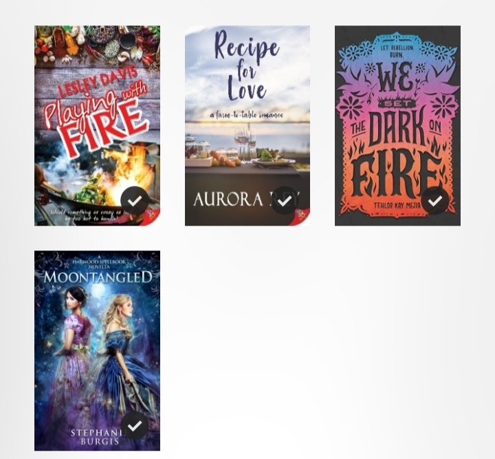 EshanaRan's tweet image. My tbr for #FFFeb currently 40% into Playing with Fire which is no reservations with (many) lesbians and queer supporting characters 👀

It's a very relaxing read 😊
