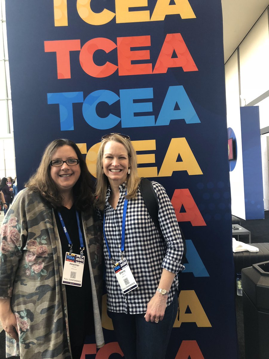hburgessedu's tweet photo. Super excited for a week of learning at #TCEA with @SherryTeach4Fun #DGD20 @CISDEdTech https://t.co/yPGiqWLD0n