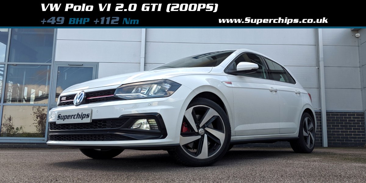 SuperchipsLtd's tweet photo. #NewsJustIn! #Superchips #remap for hte #VW Mk6 #Polo #GTi is now available! Through careful development and testing, the in-house developed tune increases output by an impressive 49bhp and 112Nm!

More info on our website here https://t.co/HMJrqSHCNa https://t.co/uPBAOrL52f
