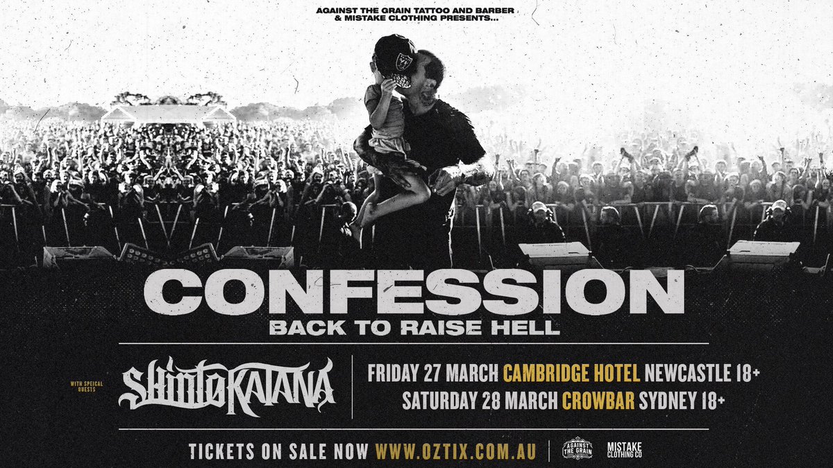 Sydney and Newcastle... we are back and tickets are selling fast oztix.com.au