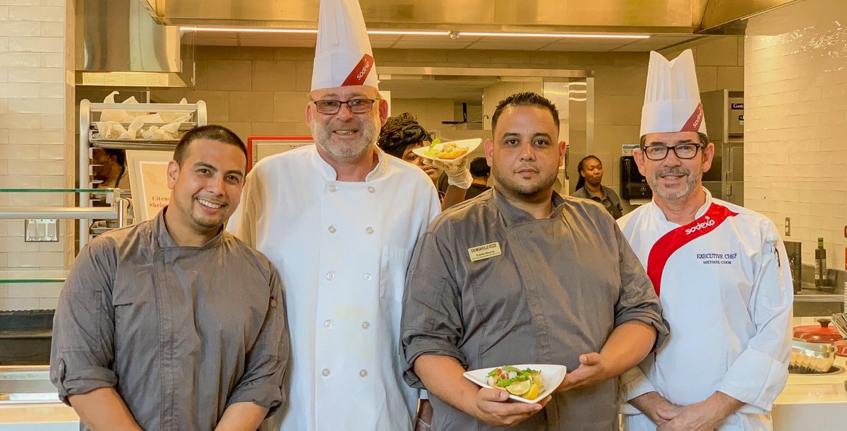 LifeAtSodexoUSA's tweet photo. Happy Pride in Foodservice Week to our outstanding foodservice employees at Sodexo! We couldn't be more excited to join in on @ANFP's celebration because this week is about YOU! Thank you for making each day a better day for those we serve. We applaud you! #PIFSW20 https://t.co/acbHAJ95XI