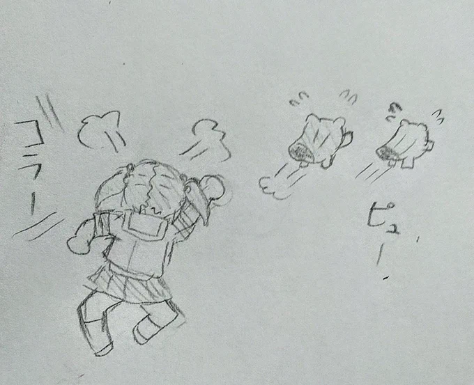 このあと漣ちゃんが追い払ってくれました 