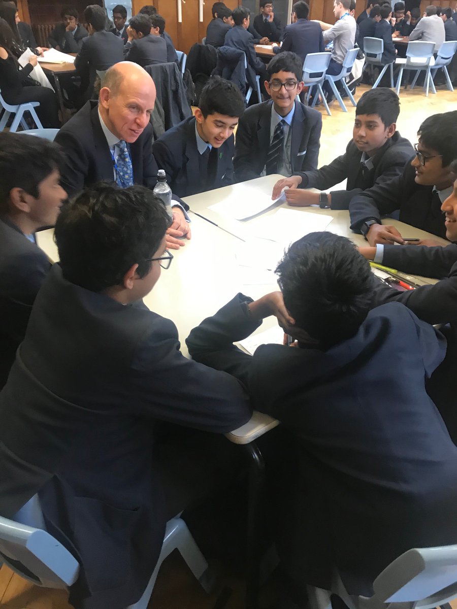 Barnetebp2016's tweet photo. A wonderful time at Queen Elizabeth Boys with some very engaged pupils and inspiring business volunteers https://t.co/wtnoACgn2O