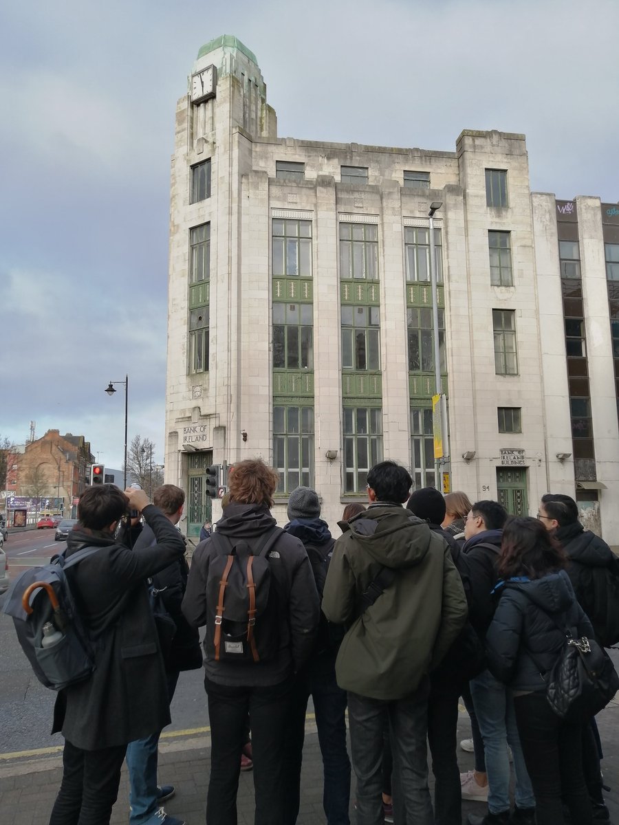 futureurban_qub's tweet photo. InfraSpace is back on tour!

This time, we are in Belfast and have just been treated to a tour around the former Bank of Ireland building, courtesy of Graeme at @consarc_design https://t.co/1iw2dZ7l2y