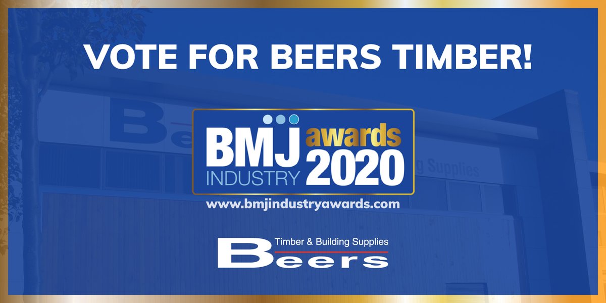 BeersTimber's tweet photo. We are up for 3 awards at the 2020 BMJ Industry Awards! It would mean a lot if you could share and vote for us in the 3 categories below.

Independent Merchant Of The Year
Timber Merchant Of The Year
Independent Rising Star Of The Year (David Keogh)

https://t.co/LnJeeastMA https://t.co/XZLVBKdkhv