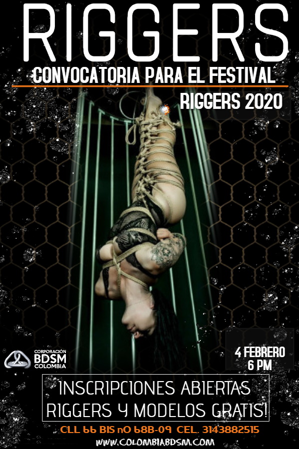 corporacionbdsm's tweet photo. HOY Gran Convocatoria de Riggers y Modelos (Mujeres y Hombres) para el día martes 04 de Febrero a partir de las 6pm en la Sede Principal de la Corporación BDSM Colombia..#amolascuerdas #Festivalderiggers #bdsmColombia #ColombiaBDSM https://t.co/F9apqwy9B8 #corporacionbdsmcolombia https://t.co/4iCwWzJlMm