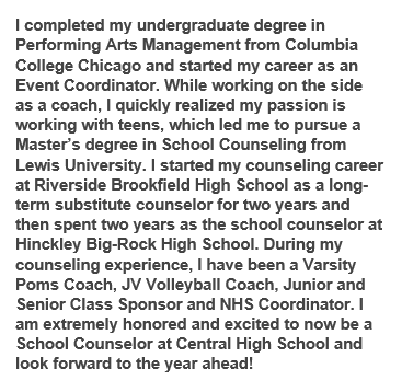 Today we recognize Ms. Tauer, #schoolcounselors for last names EM-LEE.  Thank you for all your planning of Postsecondary And Career Expectaions (PACE).  The students benefit from the support from you &amp; your team related to postsecondary planning.  #NSCW2020 <a href="/central301/">Central 301</a> <a href="/301_chs/">Central High School</a>