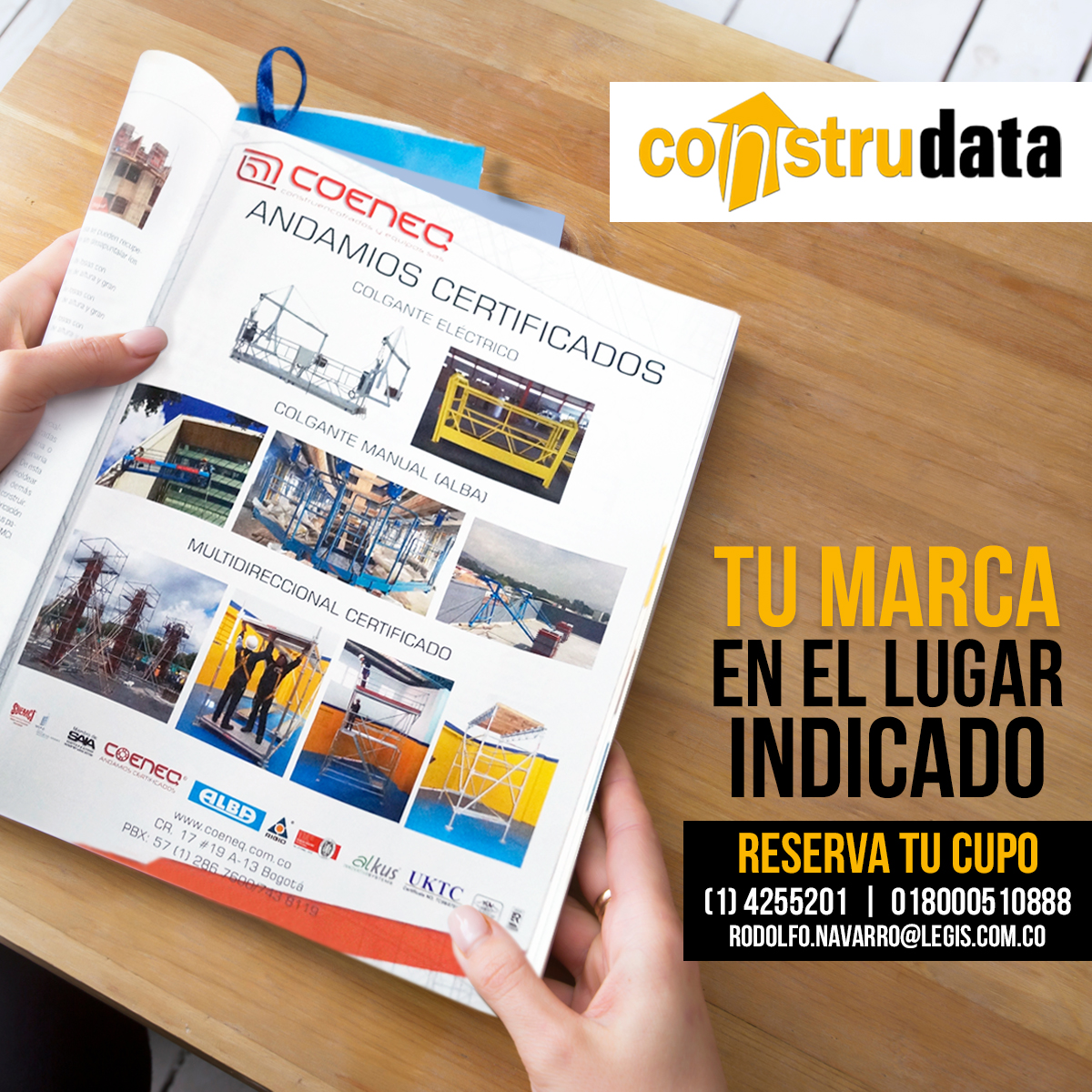Construdata's tweet photo. Pauta con nosotros y llega a más público especializado con la revista impresa líder en contenido para el sector de la construcción. Contáctanos al 3115617367 o al correo rodolfo.navarro@legis.com.co y únete a la comunidad #Construdata #FelizMartes #construcción #arquitectura https://t.co/ARGSBe3mnE