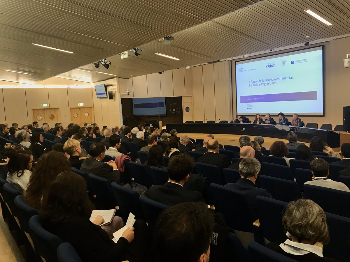 BritChamItaly's tweet photo. Live from our Forum dedicated to discussing the future of trade relations between #UK and #Italy

@BritChamItaly &amp; @ItalianChamUK in collaboration with @Assolombarda supported by @KPMG_Italy 

#BrexitBCCI
#BCCICommunity https://t.co/lDwKflQRRR