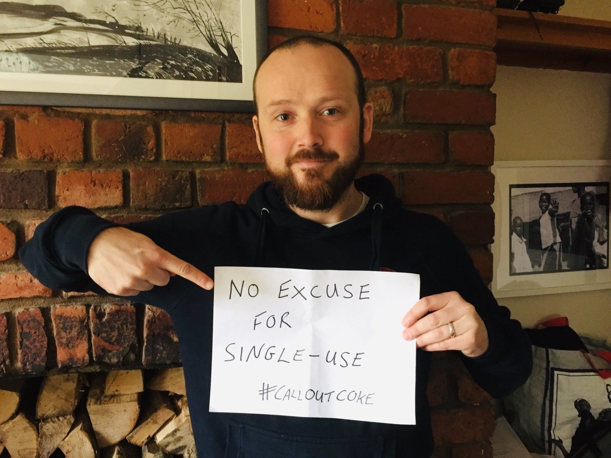 CitytoSea_'s tweet photo. No matter what @CocaCola_GB @CocaCola @CocaColaCo
say, their bottles ARE single-use ‼️ and no amount of adverts will convince us otherwise❌

We've had ENOUGH of your bottles Coke, there's #NoExcuseForSingleUse 👊👊 

#CallOutCoke https://t.co/umOgWlaBW3