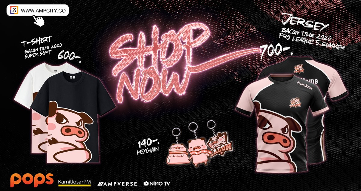 bacontimes's tweet photo. Official Online store!
มีขายแล้วนะฮ้าบบบ
สามารถสั่งซื้อได้ที่ลิงค์นี้เลย
https://t.co/G6wBaEYAP1
ไซส์ S-4XL หมดแล้วหมดเลยนะฮับ

- ส่งฟรี / เปลี่ยนได้
- บริการชำระเงินปลายทาง
#Baconfamily #BaconTime #POPSBacon #POPSThailand
#Ampverse #KamillosanM #NimoTV #AMPCITY https://t.co/zglw5YABZQ