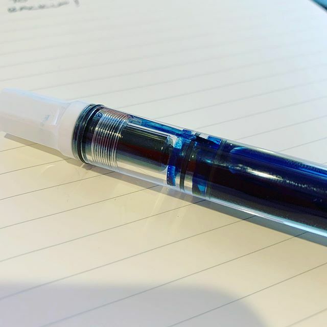 im_method's tweet photo. Boo! My #twsbi is only a month old and already broke. I came into work this morning and there is a crack up the side of the pen barrel. Help @jetpens @twsbi !

#fountainpen - https://t.co/D1iBZbHvRH https://t.co/A7Lh2EHY9B