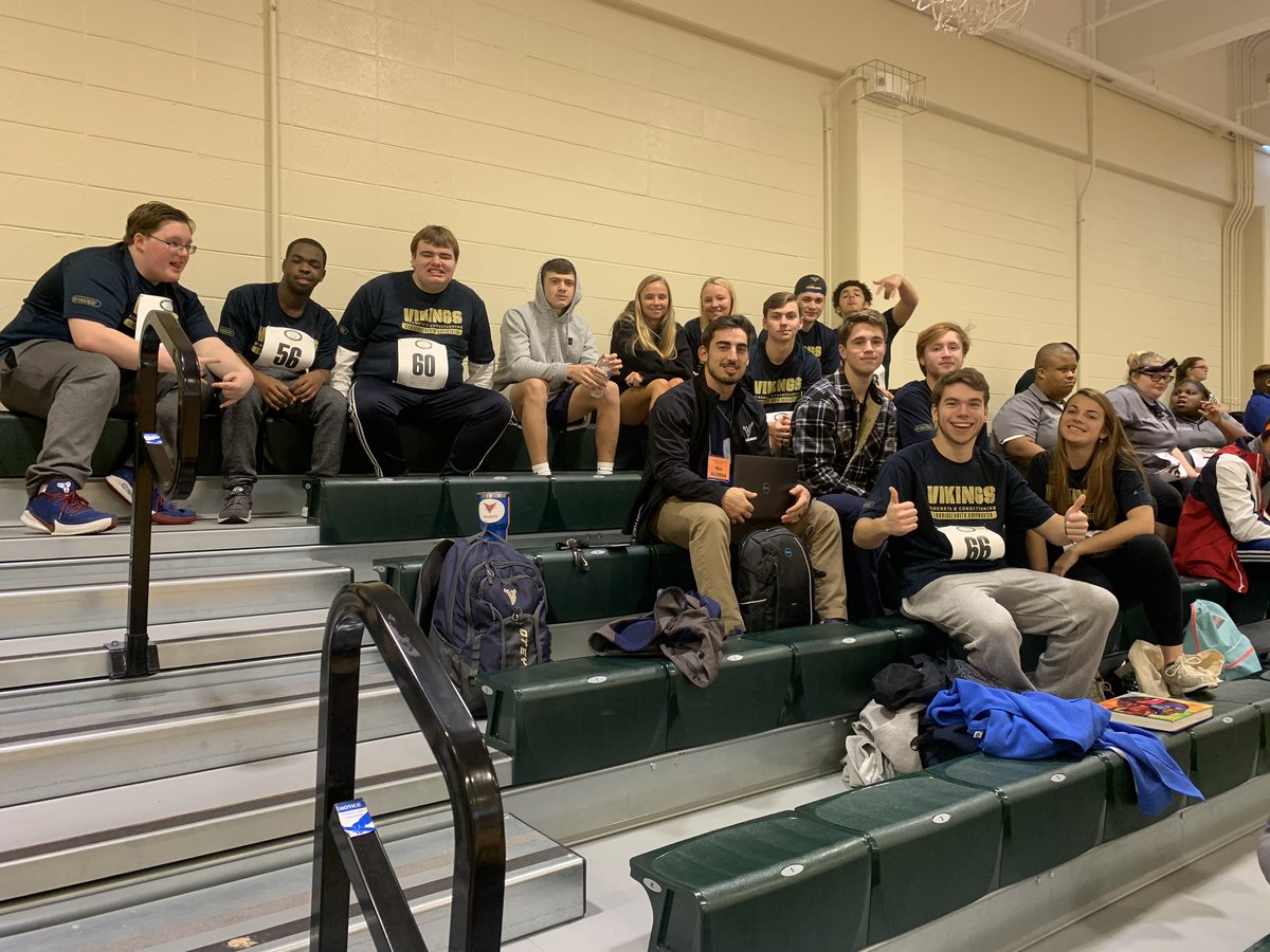 AthleticsCsdhs's tweet photo. Wish our Unified Strength and Conditioning team Luck as they compete in the State Tournament @ChesapeakeColl @Unified_Vikings https://t.co/cQdHMo1GHl
