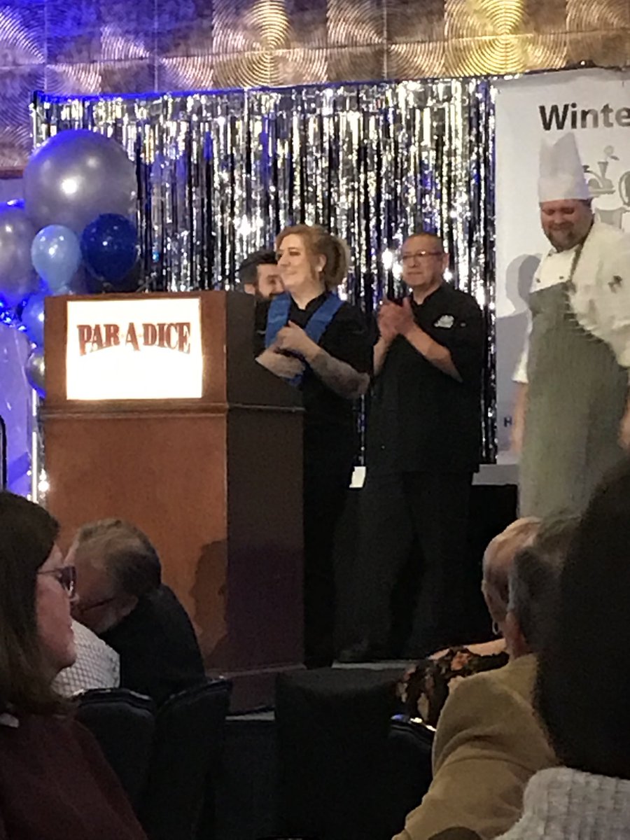 KBinard's tweet photo. A great night celebrating #studentsuccess with ⁦@IllinoisCentral⁩ - recognizing the student chef of the year from ICC! https://t.co/5v8ERpvZKv