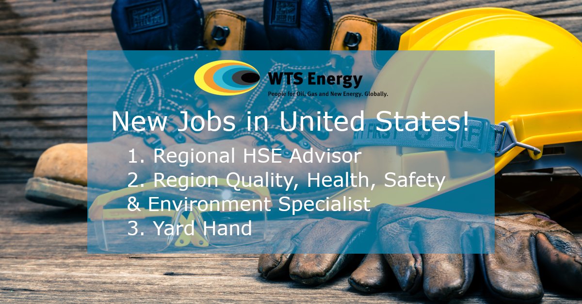 wtsenergywfm's tweet photo. New Jobs in United States!
You can find more info regarding the vacancies and also how to apply for them at: https://t.co/MSKyr75O1Z
#wtsenergy #vacancies #regional #hse #advisor #yardhand #usa https://t.co/rzODK9cjT8