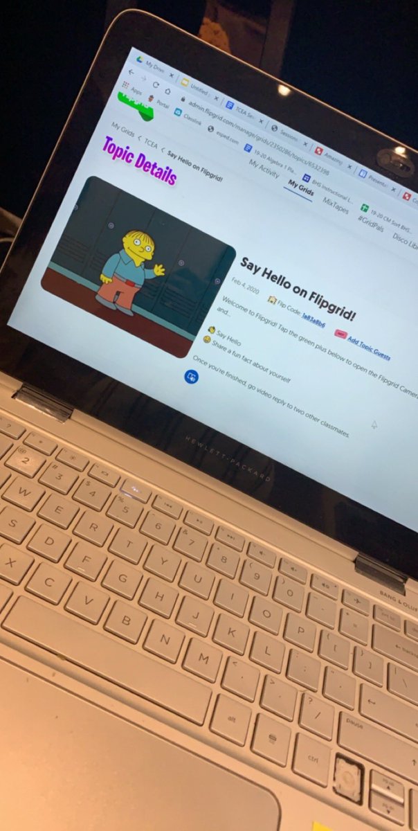 CorbetBHS's tweet photo. #TCEA2020 flipgrid fun https://t.co/Xew9BuqFkU