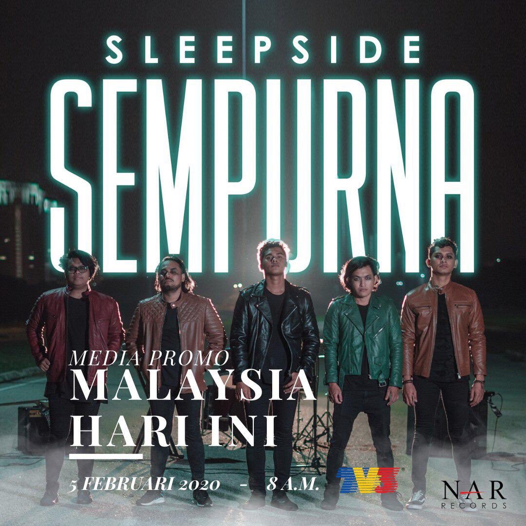 SleepSideBand's tweet photo. Selamat Malam guys! esok pukul 8 pagi kami akan perform live di @tv3malaysia @mhi_tv3 #sempurna #narrecords https://t.co/0ILduJhlKl