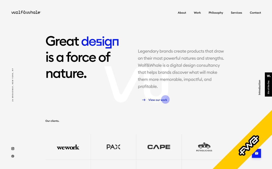 fwa's tweet photo. FWA of the day 04 February 2020: Wolf&amp;Whale  https://t.co/3Wq6cHNnvy by MakeReign, okalpha, Wolf&amp;Whale, Alexis Benoliel, Timothée Hatton #FOTD #thefwa https://t.co/naGog9THba