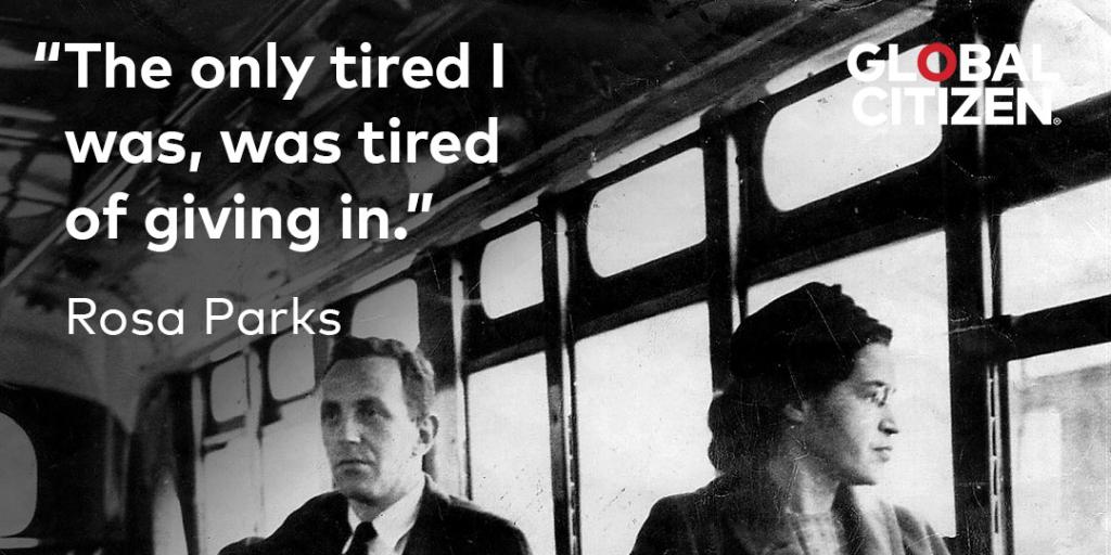 GlblCtzn's tweet photo. American civil rights leader Rosa Parks would have turned 107 years old today. As we celebrate #BlackHistoryMonth, let’s reflect on the legacy of Parks and the other incredible women who fought for racial justice throughout the 20th century. Read more 👉 https://t.co/itS2Q4JDo7 https://t.co/UM0hGw1WhX