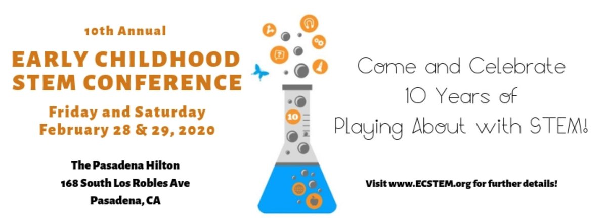TuftsECT's tweet photo. We are excited to present & exhibit at the Early Childhood STEM #ECSTEM conference! https://t.co/oQugJKoR5q #ecechat #csk8 Find @mrskalthoff at the conference to learn more about early childhood technology & certificate program offered at @TuftsASEgrad & directed by @marinabers https://t.co/wY3wx9uOcd