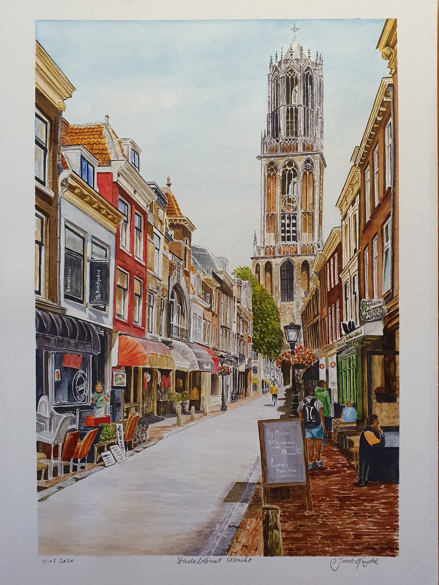 #Thanks for all #RTS &amp; #likes #watercolor #Utrecht #Zadelstraat #Domtower #kijkopdedom #watercolour #watercolorpainting #art #artshare <a href="/Hahnemuehle/">Hahnemühle FineArt</a> 140lbs cp #painting #ArtistsonTwitter #Twitart #bigartboost #urbansketch #UrbanSketchers #thedailypainting #aquarel #aquarelle 24x36
