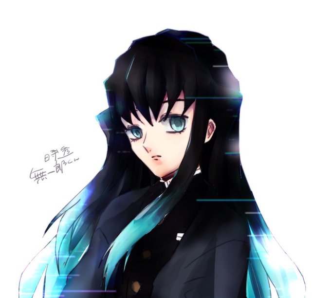みめみさんがTwitterに投稿した時透無一郎(鬼滅の刃)のイラスト。