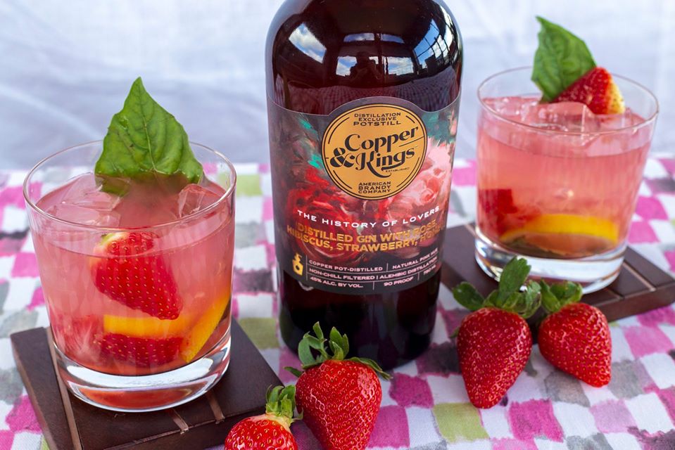 CopperAndKings's tweet photo. Wild Rose Gin Smash made with Copper &amp; Kings History of Lovers Gin. If #gin was a love letter it would be this romantic. Redolent of fresh-cut richly fragrant roses, it’s ever so soft and sexy, with round red fruit sweetness. A gin to fall in love with. #ValentinesDay2020 https://t.co/Vg4oulsyLH