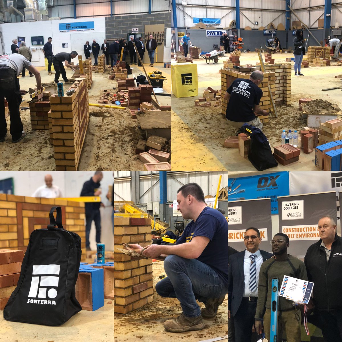 thesquarepayapp's tweet photo. Legends at work! Best In Brick Competition put together by @ForterraUK and @bobnoseda1 with help from @SwiftBrickwork @Stakconstructi1 @TimMulton_MrCPI @brickjackets #construction #loveconstruction #labourhire #contech #lovebrick #tinderforconstruction #brickwork #brick https://t.co/EBG4iqiTQJ