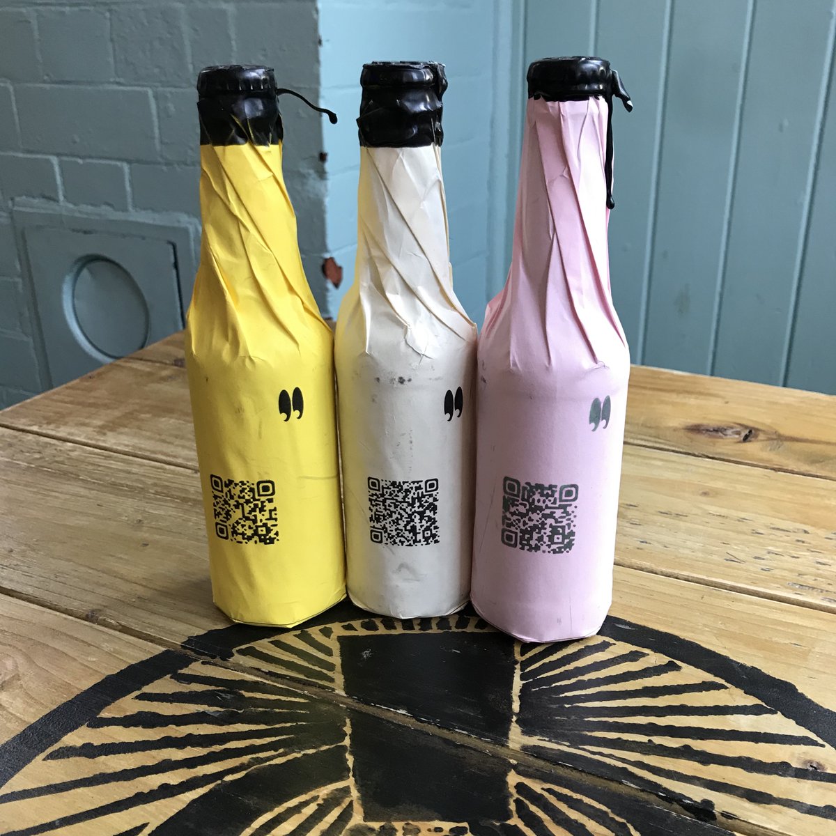 No it's not the ghost of an (in)famous hooded stout... but rather a fresh batch of @ganderbrewco bottles now available in our fridge!

They are:

American Pale Ale V2 (5%) - £3.50
White IPA (6.2%) £4
Wee Heavy (8.4%) - £5

#beer #craftbeer #Nottingham #IPA