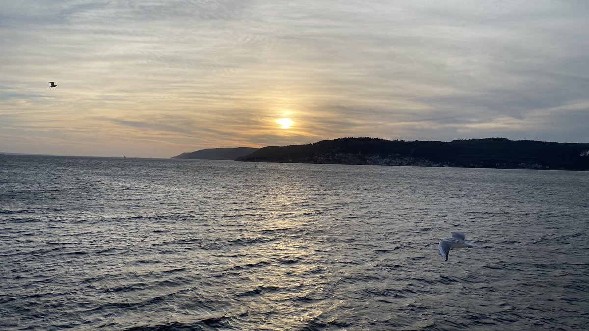 Güzel bir Çanakkale akşamı